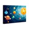 Stupell Industries Solar System Planets Orbit Canvas, design by Creative Studio